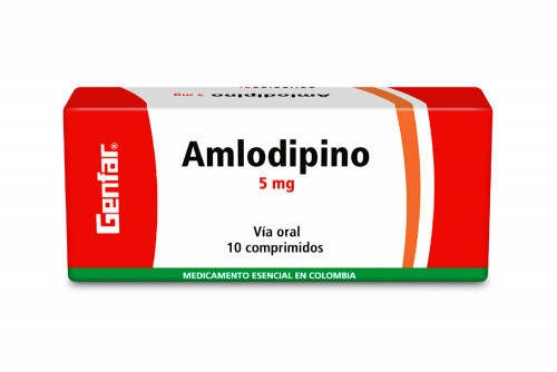 Amlodipino 5 Mg Caja Con 10...