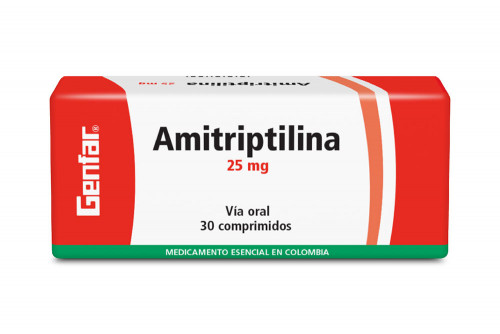 Amitriptilina 25 Mg Caja...