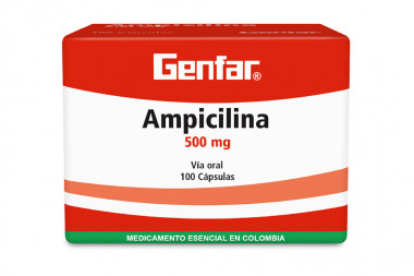 Ampicilina Genfar 500 Mg...