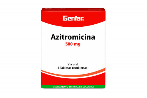 Azitromicina 500 Mg Caja...