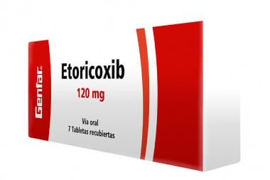 Etoricoxib 120 mg Caja Con 7 Tabletas Recubiertas