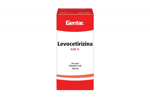 LEVOCETIRIZINA GENFAR SOL 100ML ORAL CAJ 1 UN GENFAR S.A.