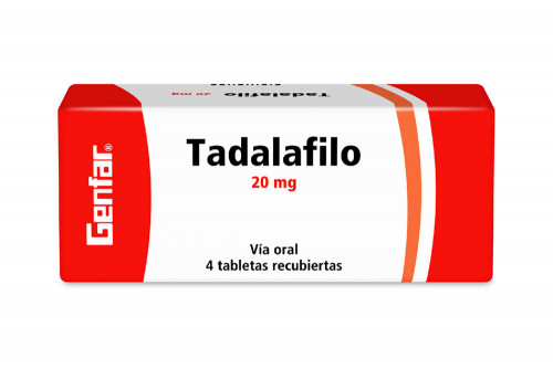 Tadalafilo 20 Mg Caja Con 4...