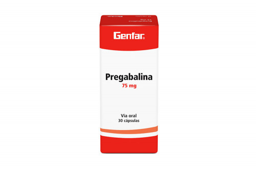 Pregabalina 75 mg Caja Con 30 Cápsulas