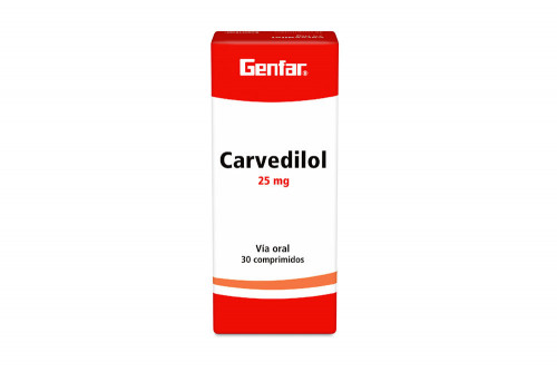 Carvedilol 25 Mg Caja Con...