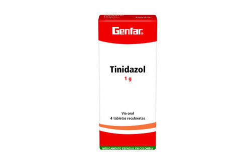 Tinidazol 1 G Caja Con 4...