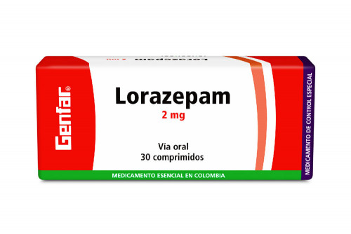 Lorazepam 2 Mg Caja Con 30...