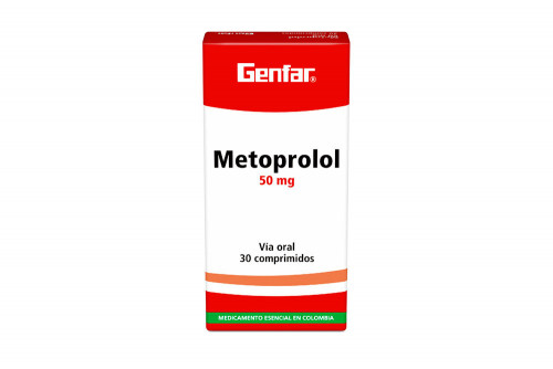 Metoprolol 50 Mg Caja Con...