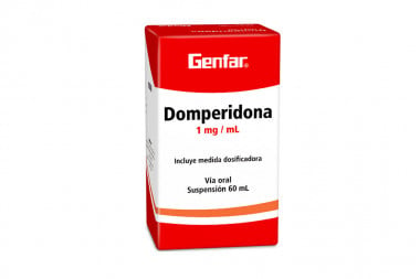 Domperidona Suspensión 1 mg Caja Con Frasco Con 60 mL