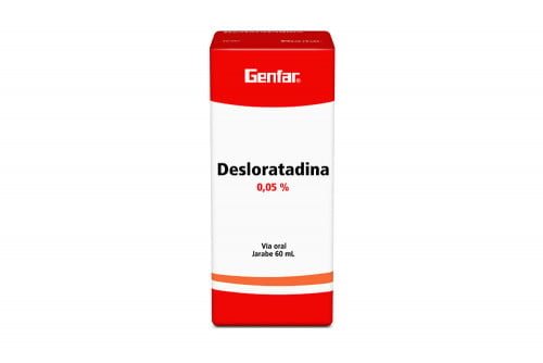 desloratadina 0,05 % frasco con 60 ml