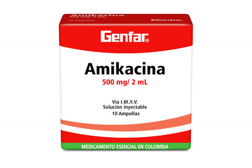 Amikacina 500 Mg / 2 Ml...