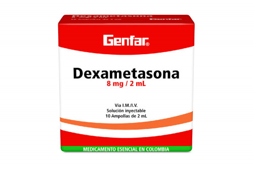 Dexametasona 8 Mg / 2 Ml...