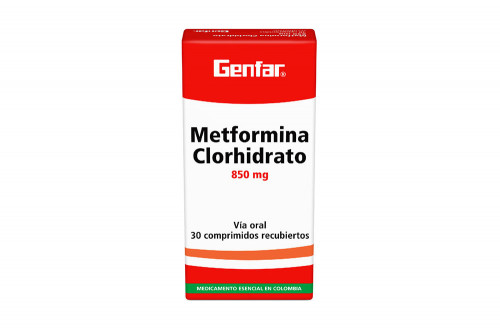 Metformina Winthrop 850 Mg...