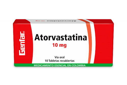 Atorvastatina 10 Mg Caja...