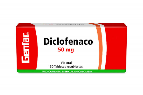 Diclofenaco 50 Mg Caja Con...