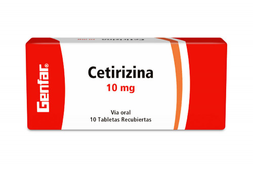 Cetrizina 10 Mg Caja Con 10...