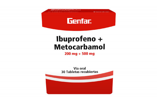 Ibuprofeno + Metocarbamol...