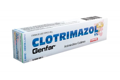 Clotrimazol En Crema 1 % Caja Con Tubo Con 40 g