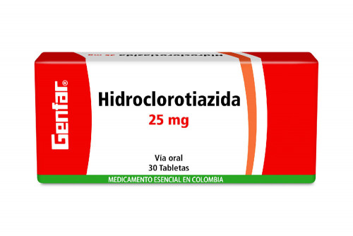 Hidroclorotiazida 25 Mg...