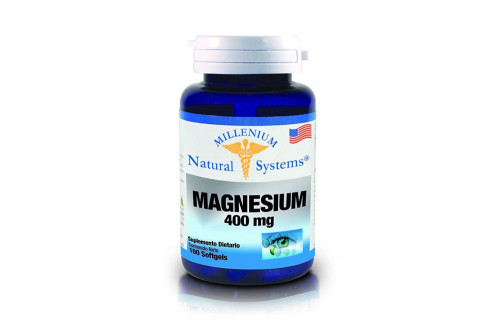 Magnesium 400 mg Frasco Con 100 Cápsulas