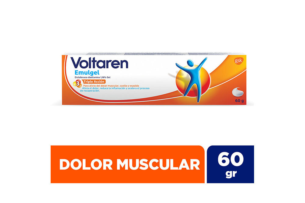 Voltaren Emulgel 1% Caja Con Tubo Con 60 G