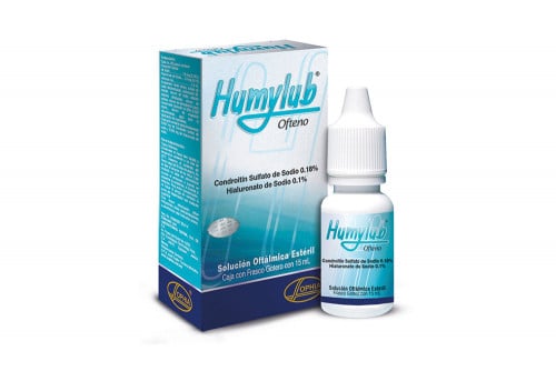 Humylub Ofteno Solución Oftálmica 0.18/ 0.1 % Caja Con Frasco Con 15 mL