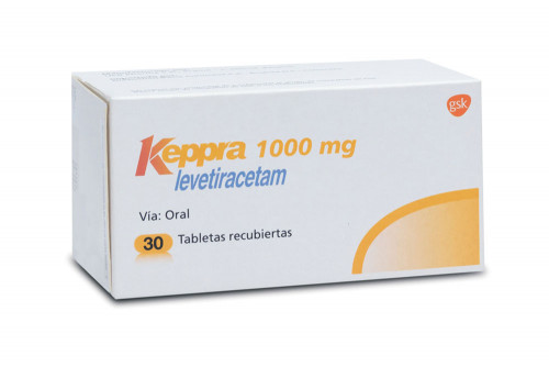 Keppra 1000 mg Caja Con 30 Tabletas Recubiertas