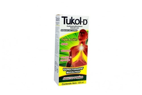 Tukol-D Solución Oral Caja Con Frasco Con 125 mL