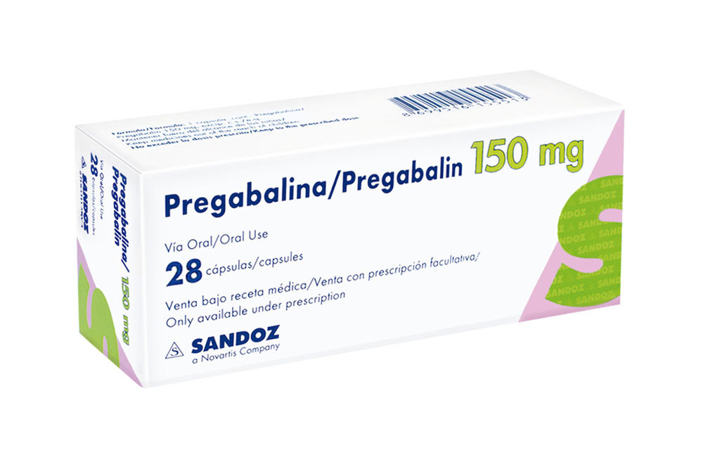 Pregabalina 150 Mg Caja Con 28 Cápsulas