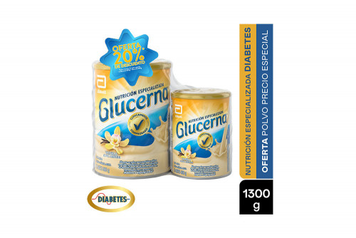 Glucerna Vainilla Tarro Con 900 g + Tarro Con 400g 