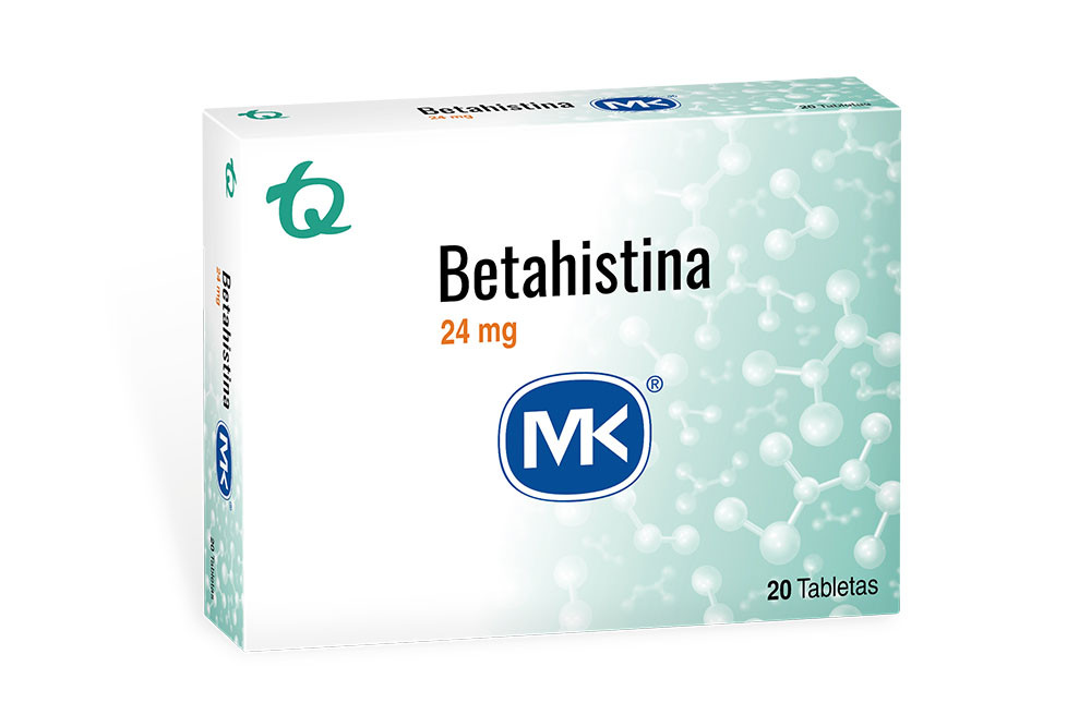 Betahistina 24 Mg Caja Con 20 Tabletas