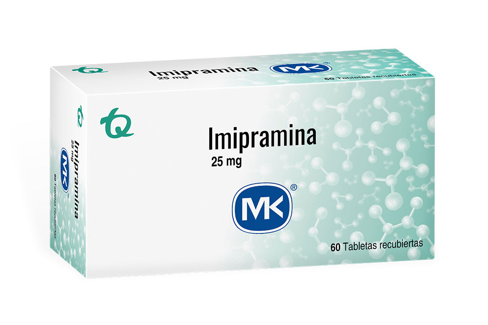 Imipramina Mk 25 Mg Caja Con 60 Tabletas