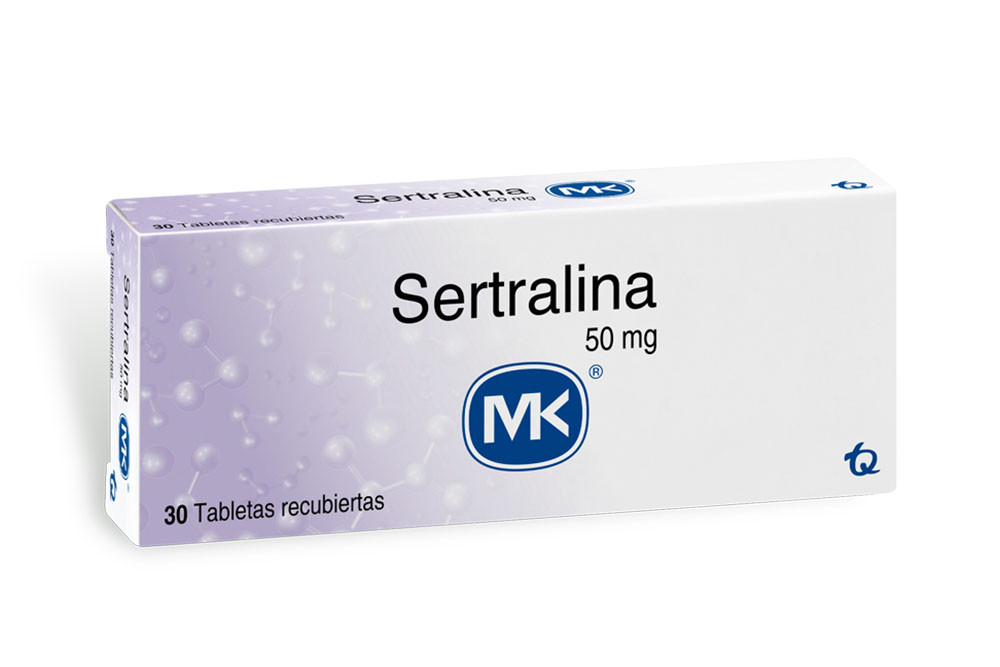 Sertralina 50 Mg Caja Con 30 Tabletas Recubiertas