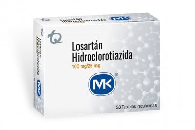 Losartan/Hct 100/25 Mg Caja...