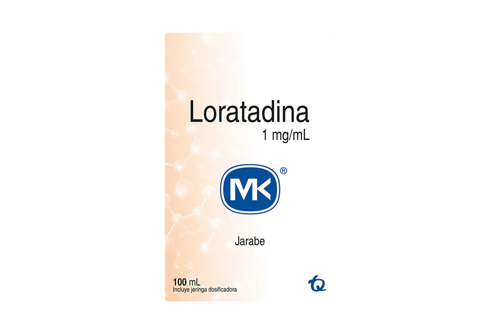 Loratadina 1 Mg Caja Con Frasco Con 100 Ml+ Jeringa Dosificadora