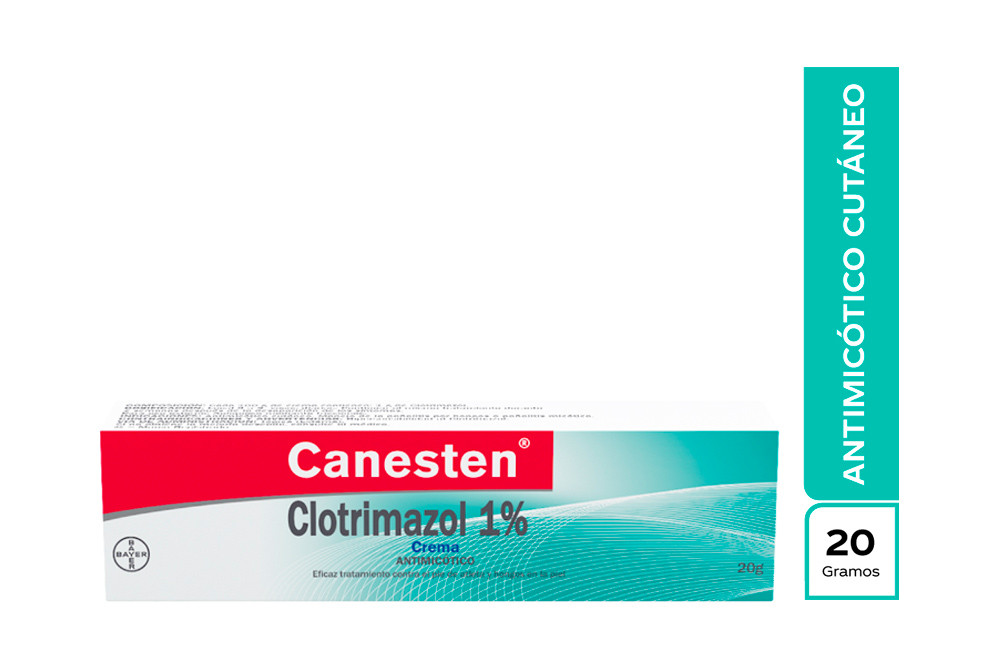 Canesten Clotrimazol Crema 1 % Caja Con Tubo Con 20 G