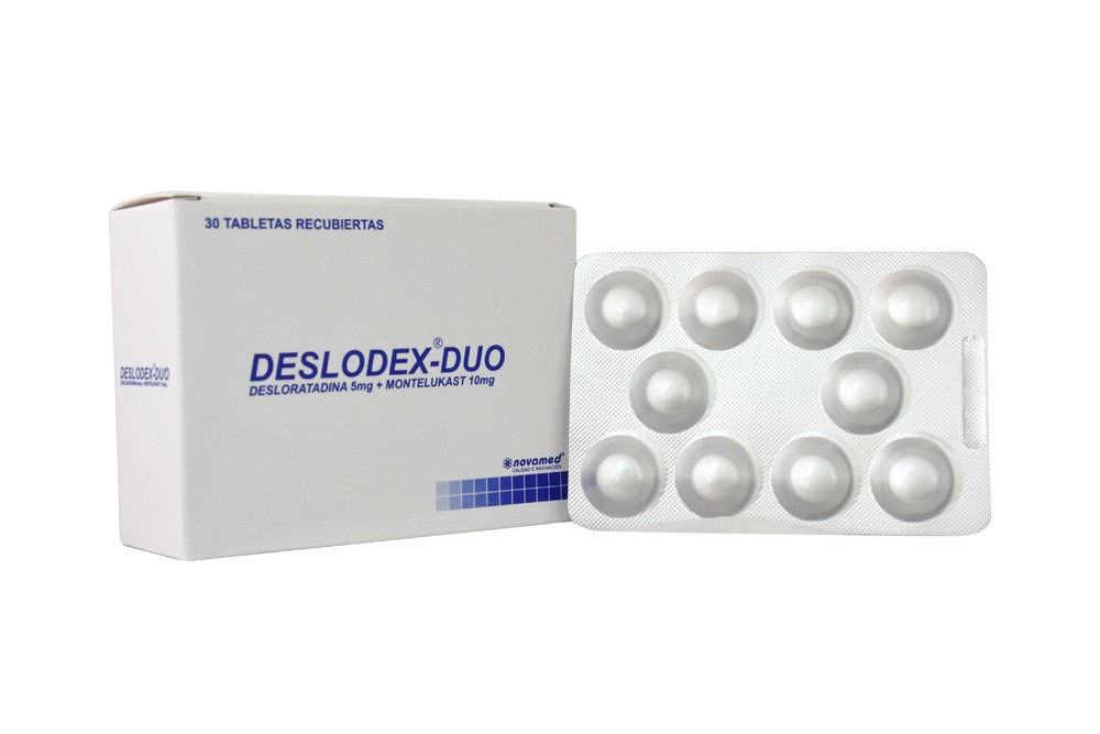 Deslodex Duo 10/ 5 Mg Caja Con 30 Tabletas Recubiertas