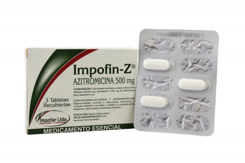 Impofin-Z 500 Mg Caja Con 3...