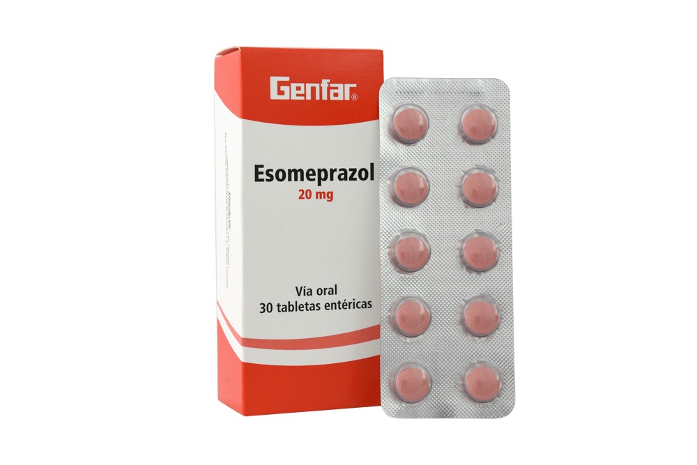 Esomeprazol 20 Mg Caja Con 30 Tabletas