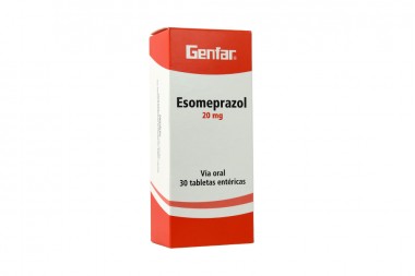 Esomeprazol 20 Mg Caja Con 30 Tabletas