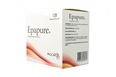 Epapure 1 G Caja Con 120 Cápsulas Blandas