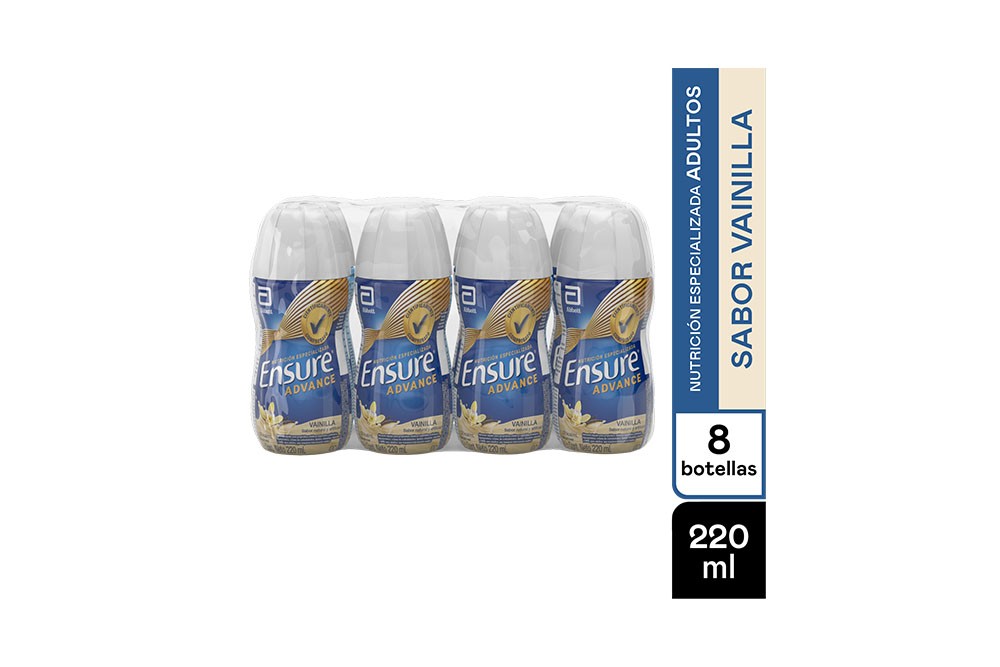 Ensure Advance Liquido Vainilla 220 Ml Pague 6 Lleve 8