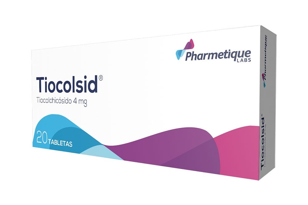 Tiocolsid 4 Mg Caja Con 20 Tabletas