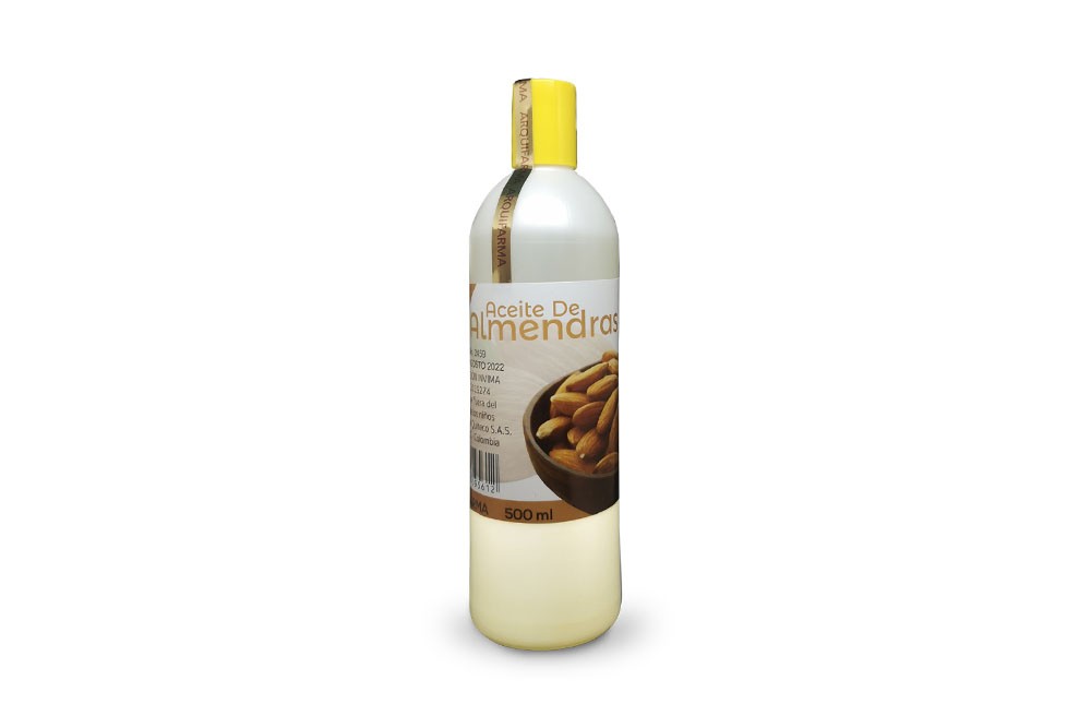 Aceite De Almendras Frasco Con 500 Ml