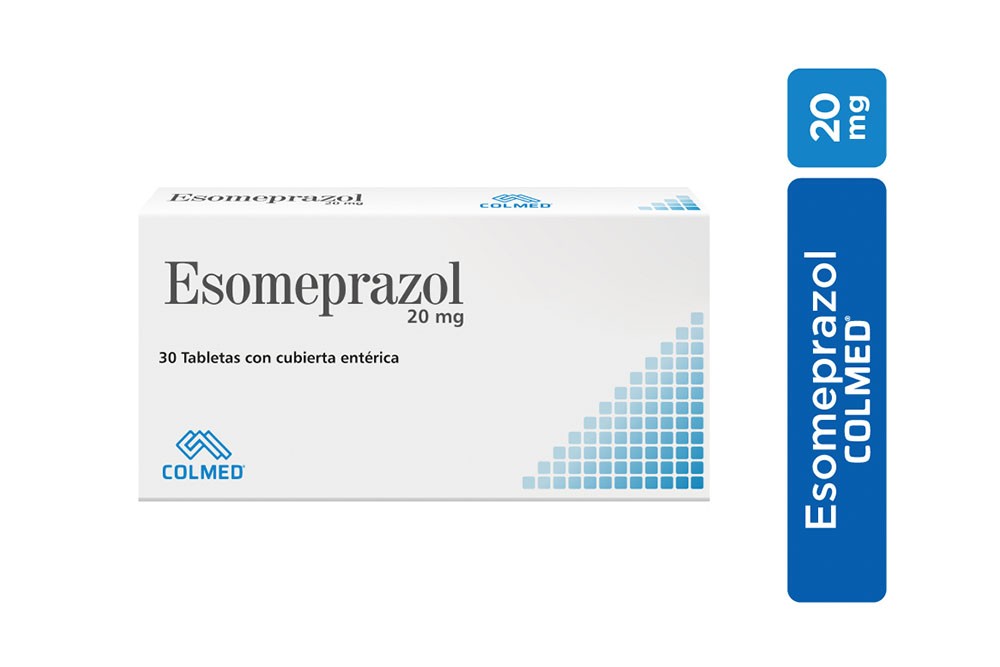 Esomeprazol 20 Mg Caja Con 30 Tabletas Con Cubierta Entérica