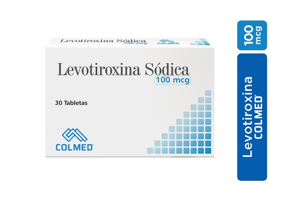 Levotiroxina Sódica 100 mcg Caja Con 30 Tabletas