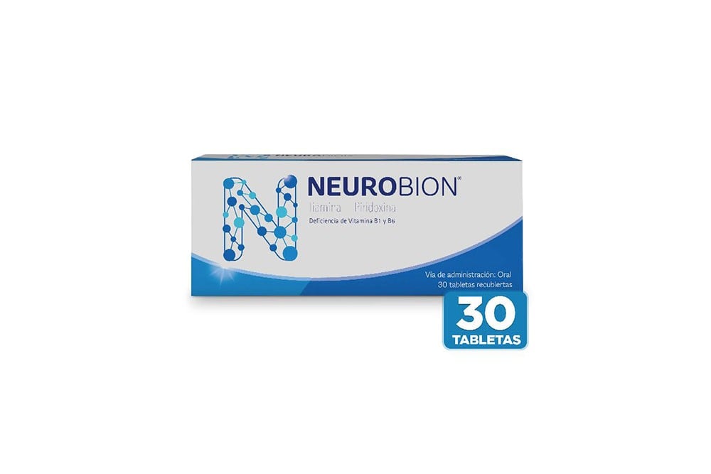 Neurobión 100 / 150 Mg Caja Con 30 Tabletas Recubiertas