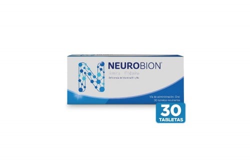 Neurobión 100 / 150 mg Caja Con 30 Tabletas Recubiertas - Droguerías Cafam Bogotá