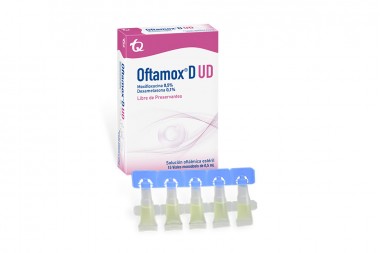 Oftamox D Ud 1 Mg/5 Mg/ Ml Caja Con 15 Viales Monodosis