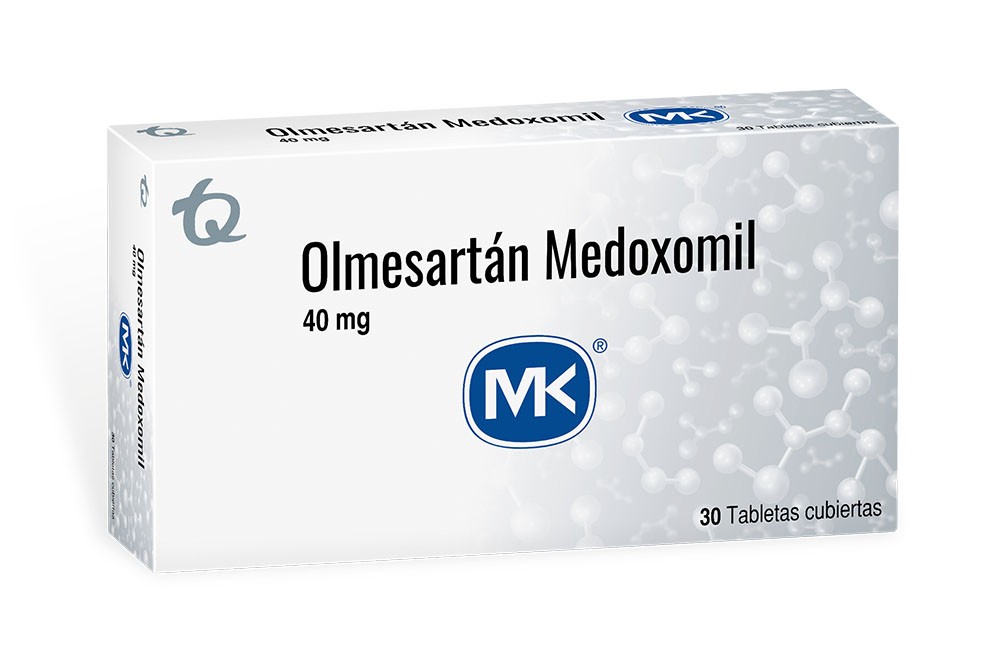 Olmesartán Medoxomil 30 Tabletas Recubiertas 40 Mg